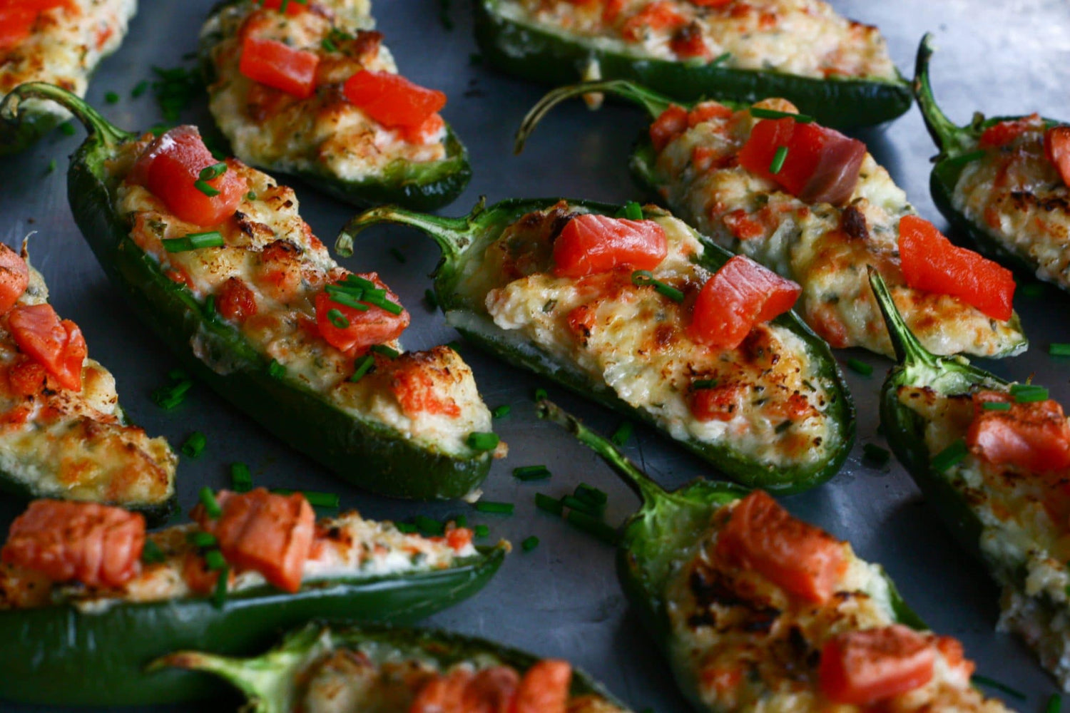 Jalapeño Poppers with Salmon