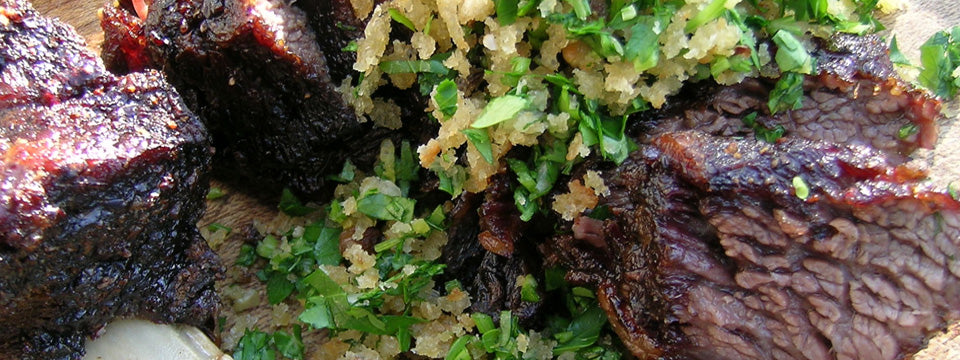 Smoky Beef Short Ribs with Gremolata